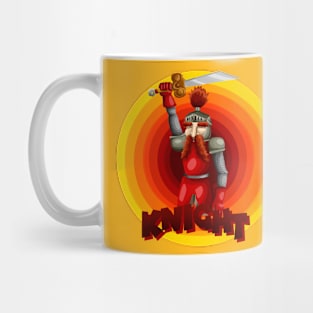 knight knighty cartoon animatronic LOGO HD Mug